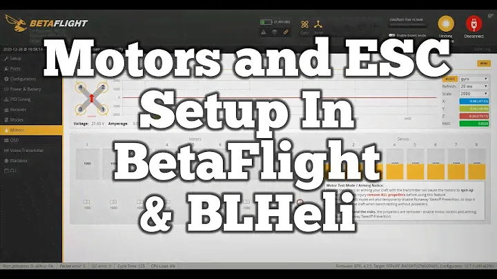[Основы Betaflight] Настройка двигателей и регуляторов скорости в Betaflight и BLHeli Suite