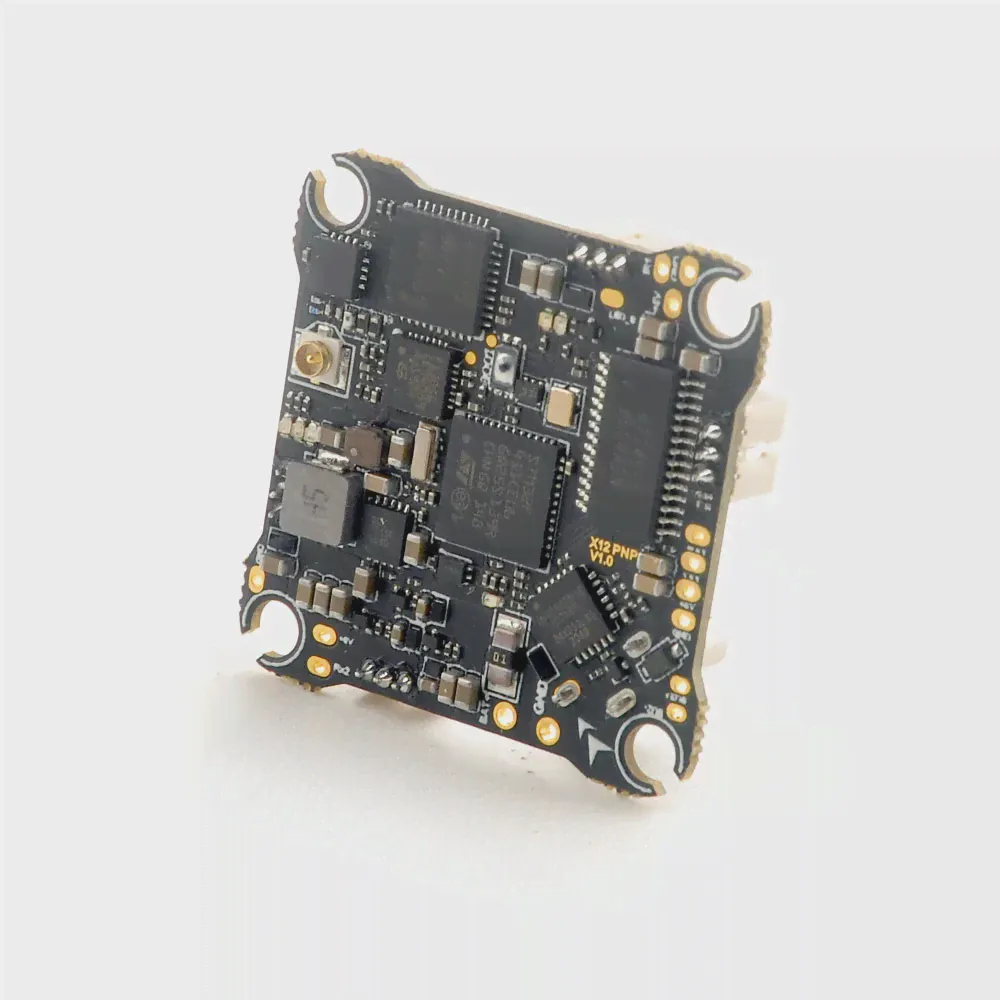 HappyModel X12 AIO 5в1 1-2 S Контроллер полета Встроенный BLHELIS 12A ESC OPENVTX 400 МВт для дронов FPV Tinywhoop Toothpick-0