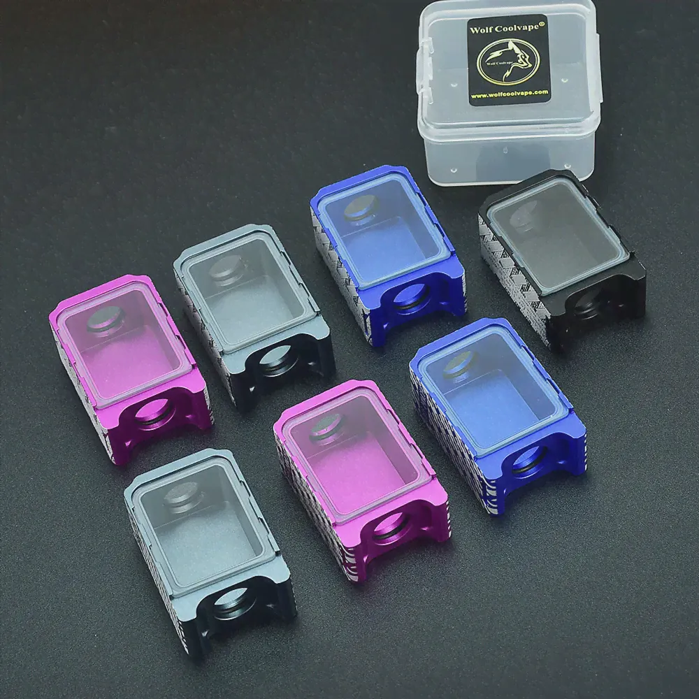 wolfcoolvape Monarchy Алюминиевый бак Boro для SXK BB Billet AIO Box Mod Kit vs prc Boro Tank-0