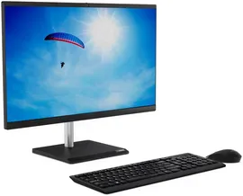 Настольный ПК Lenovo V50a-24IMB AIO, 24-дюймовый IPS-дисплей FHD, Intel Core i7-10700T, 8 ГБ ОЗУ DDR4, 1 ТБ HDD + 256 ГБ SSD, Intel UHD 630, USB Calli