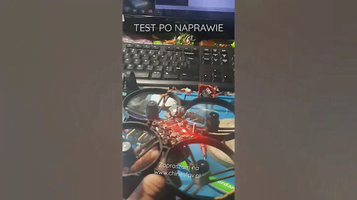 Test HappyModel x12 aio po naprawie esc.