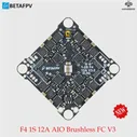 BRTAFPV F4 1S 12A AIO бесщеточный контроллер полета V3