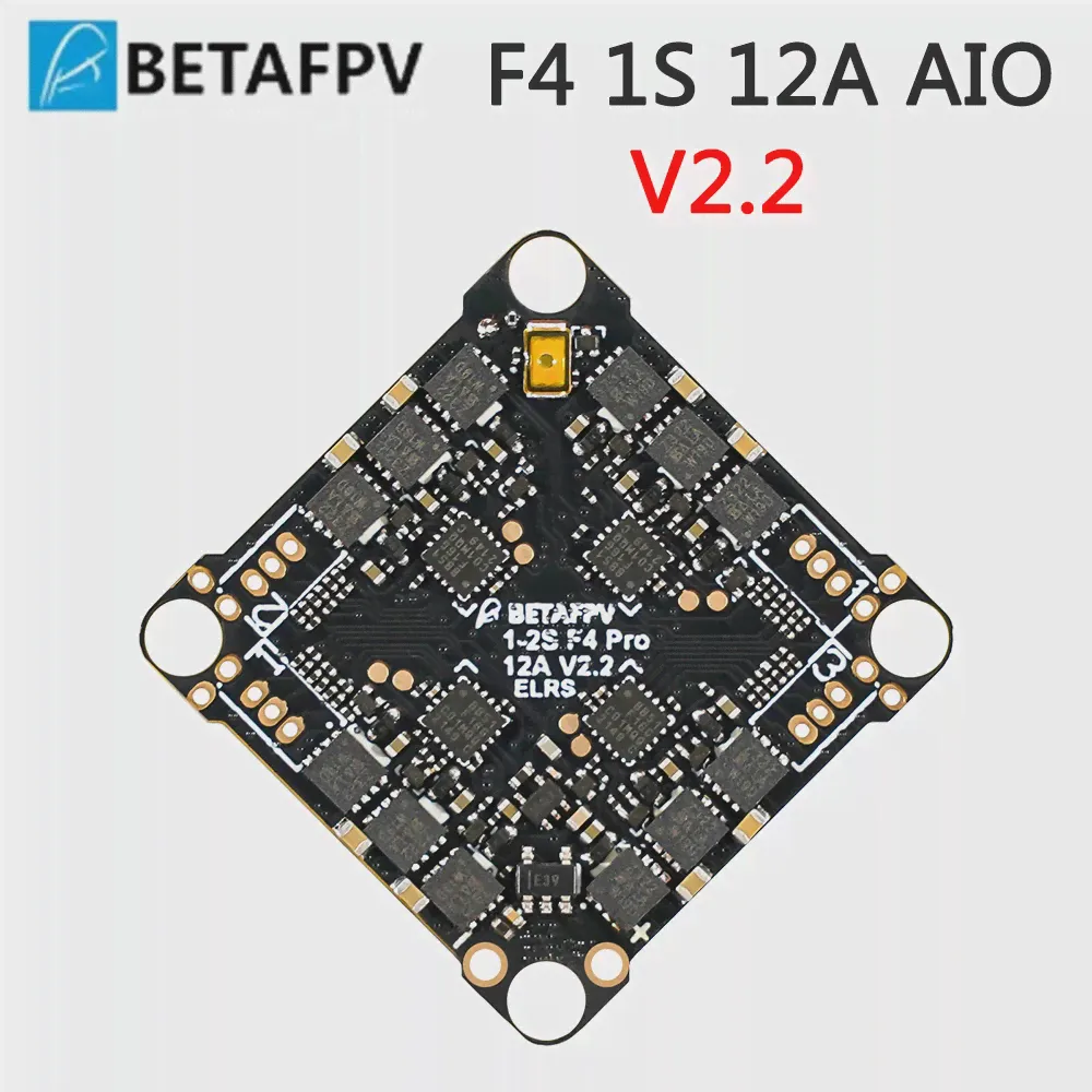BETAFPV F4 1S 12A AIO FC V2.2 Бесщеточный контроллер Полета ELRS/FRSKY 2,4 G RX 1-2 S LiPo Для RC FPV Whoop Drone Зубочистка-0