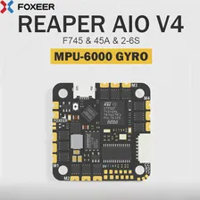 Foxeer Reaper F745 AIO V4 MPU6000 45A BLS 2-6 S Dshot ESC F7 Контроллер полета Для Гоночного Дрона CADDX HD VTX 25,5x25,5 мм