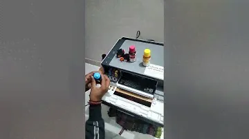 HP Smart Tank 580 AIO Printer Ink Filling #tranding #HP